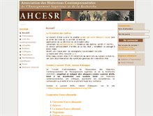 Tablet Screenshot of ahcesr.fr